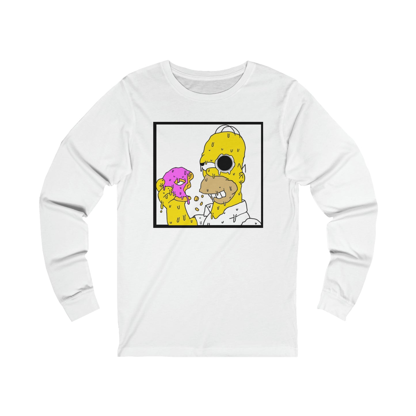 Oozing Homer Long Sleeve Tee