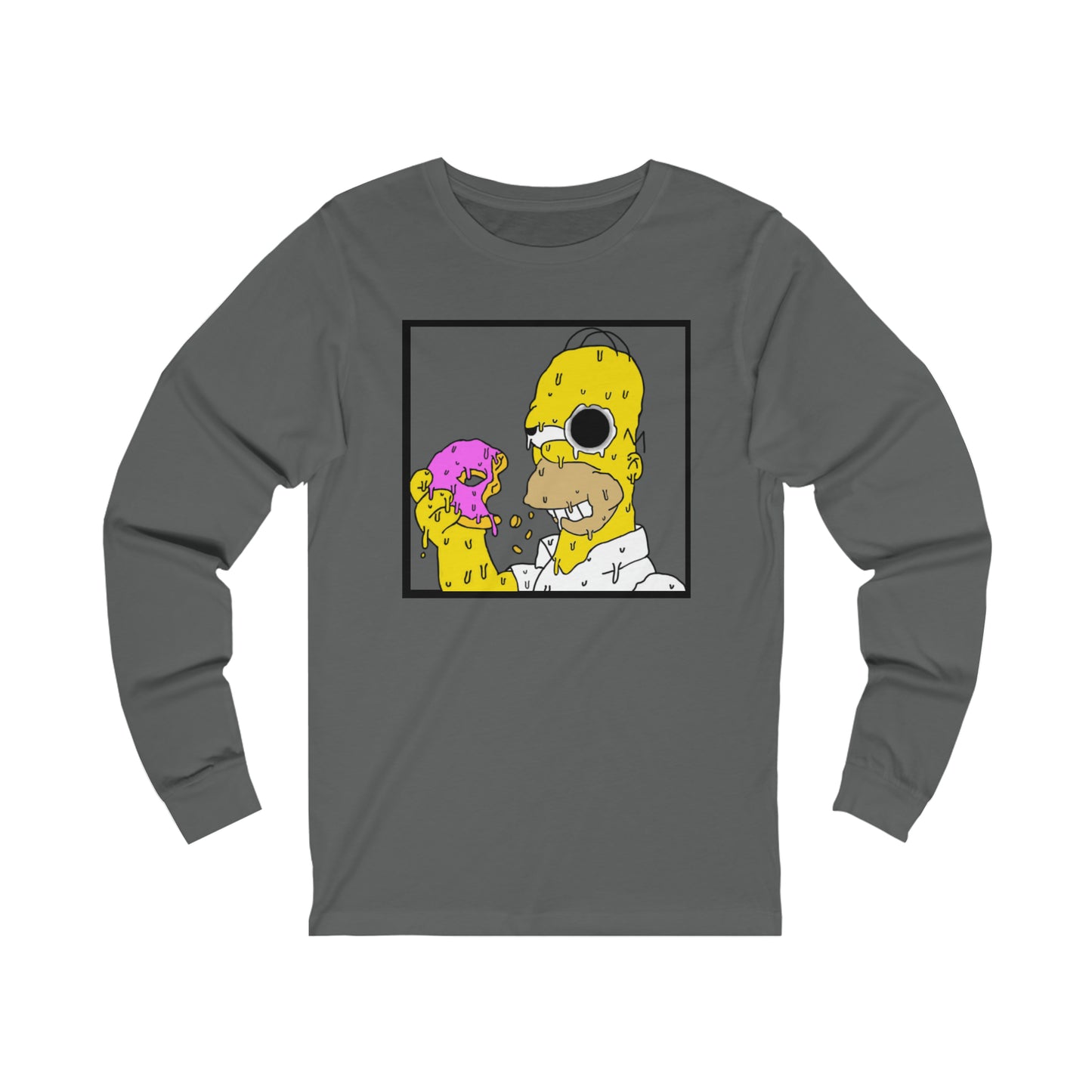 Oozing Homer Long Sleeve Tee