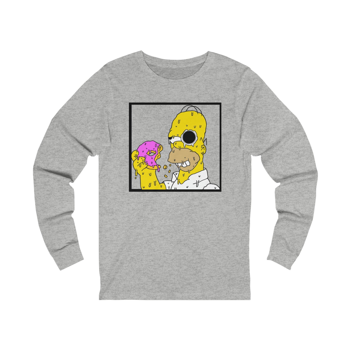 Oozing Homer Long Sleeve Tee